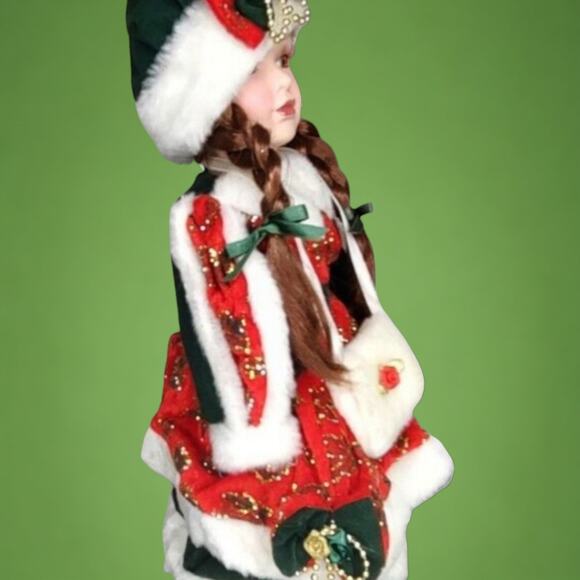 Cathay Collection Winter Porcelain Doll Name "Eia" Vintage #494/5000 COA Paper - Picture 6 of 8